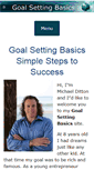 Mobile Screenshot of goalsettingbasics.com