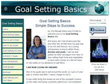 Tablet Screenshot of goalsettingbasics.com